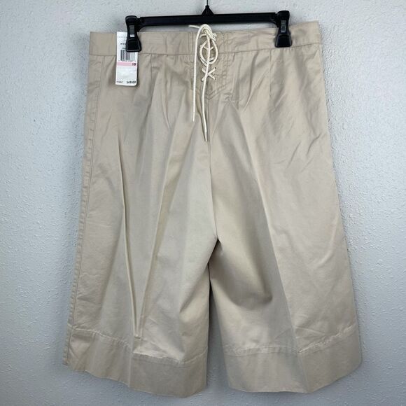 NWT Tommy Hilfiger Khaki Cropped Pants Size 10 - Picture 6 of 10